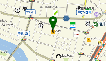 KASHIYAMA(メンズ) 西武福井店の地図画像