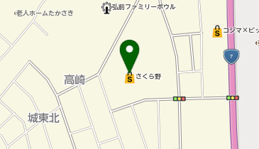 KASHIYAMA(メンズ) さくら野百貨店弘前店の地図画像