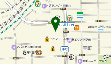 KASHIYAMA(メンズ) イオンモール岡山の地図画像