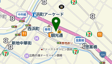 KASHIYAMA(メンズ) KASHIYAMA 長崎浜屋店の地図画像