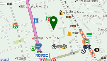MID POINT&times;BIZcomfort浦和の地図画像