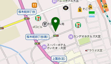 BIZcomfort大宮西口の地図画像