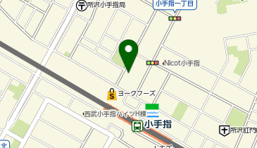 BIZcomfort小手指の地図画像