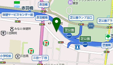 BIZcomfort芝公園の地図画像