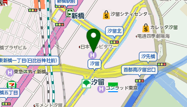 BIZcomfort ザ ロイヤルパークホテル アイコニック 東京汐留の地図画像