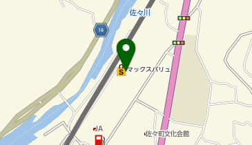 パレット イオン佐々店の地図画像