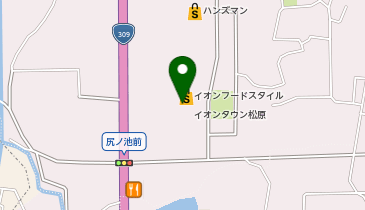 パレット イオンタウン松原店の地図画像