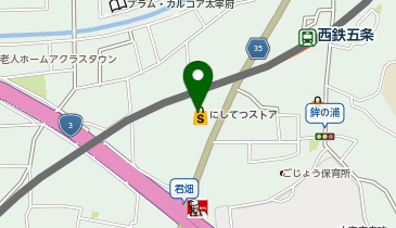 パレット レガネット太宰府店の地図画像