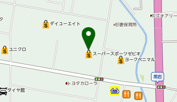 ヴィクトリアゴルフ 福島南バイパス店の地図画像