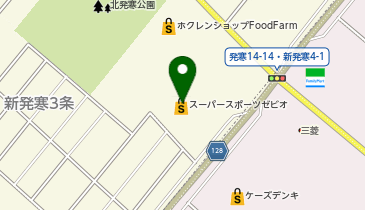 ヴィクトリアゴルフ 札幌新発寒店の地図画像