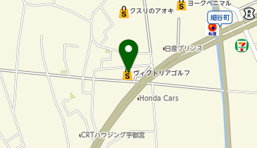 ヴィクトリアゴルフ 宇都宮細谷店の地図画像