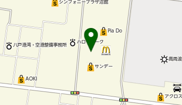 ヴィクトリアゴルフ ピアドゥ八戸店の地図画像