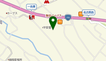 ヴィクトリアゴルフ 飯田鼎店の地図画像
