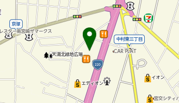 ヴィクトリアゴルフ 宮崎店の地図画像