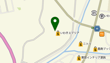 ヴィクトリアゴルフ いわき店の地図画像