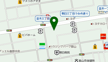 ヴィクトリアゴルフ 郡山並木店の地図画像
