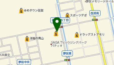 ヴィクトリアゴルフ ゆめタウン佐賀店の地図画像
