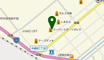 ヴィクトリアゴルフ モルエ室蘭中島店の地図画像