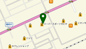 ヴィクトリアゴルフ 苫小牧柳町店の地図画像