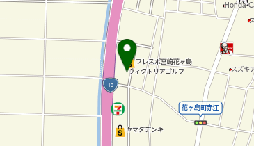 ヴィクトリアゴルフ 宮崎花ケ島店の地図画像