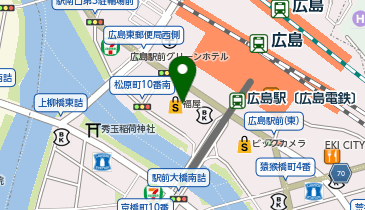 ヴィクトリアゴルフ 福屋広島駅前店の地図画像