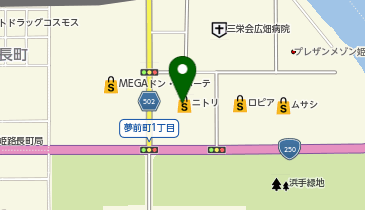 ヴィクトリアゴルフ 姫路広畑店の地図画像