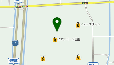 ヴィクトリアゴルフ イオンモール金沢白山店の地図画像