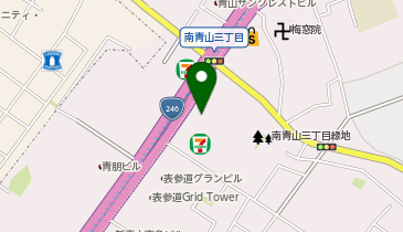 ヴィクトリアゴルフ 青山店の地図画像