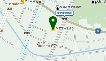 ヴィクトリアゴルフ ルララこうほく店の地図画像
