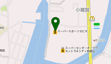 ヴィクトリアゴルフセントラルシティ和歌山店の地図画像