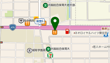 鎌倉パスタ 大阪東住吉店の地図画像