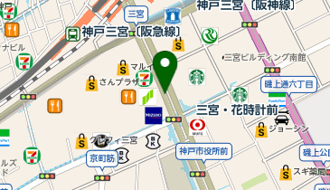 鎌倉パスタ 神戸さんちか店の地図画像