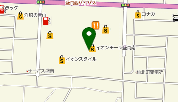 鎌倉パスタ イオンモール盛岡南店の地図画像