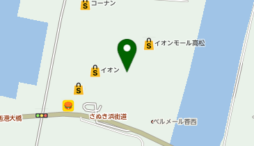 鎌倉パスタ イオンモール高松店の地図画像