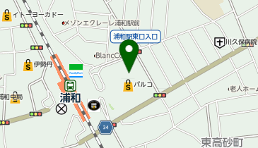 鎌倉パスタ 浦和パルコ店の地図画像