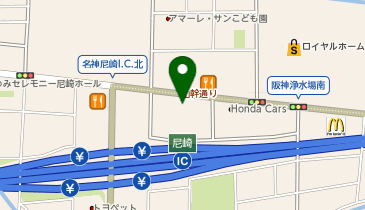 鎌倉パスタ 尼崎名神店の地図画像
