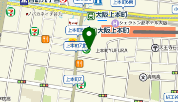 鎌倉パスタ 上本町YUFURA店の地図画像