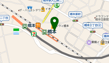 鎌倉パスタ ミウィ橋本店の地図画像