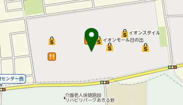 鎌倉パスタ イオンモール日の出店の地図画像