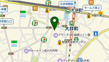 鎌倉パスタ 阪急大井町ガーデンの地図画像