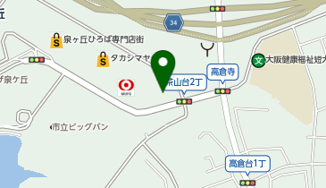 鎌倉パスタ 泉北パンジョ店の地図画像