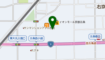 鎌倉パスタ イオンモール京都五条店の地図画像