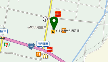 鎌倉パスタ イオンモール日吉津店の地図画像