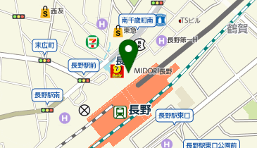 鎌倉パスタ MIDORI長野店の地図画像