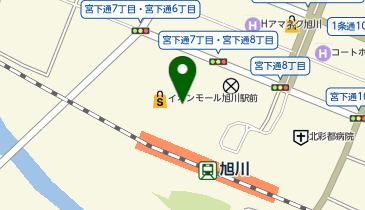 鎌倉パスタ イオンモール旭川駅前店の地図画像