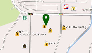 鎌倉パスタ イオンモール神戸北店の地図画像