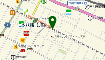 鎌倉パスタ シャポー本八幡店の地図画像