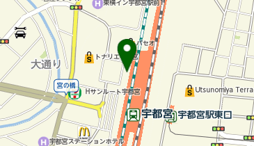 鎌倉パスタ 宇都宮パセオ店の地図画像