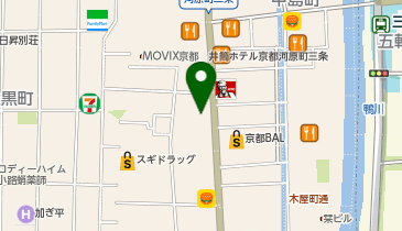 鎌倉パスタ トラベロッジ河原町四条店の地図画像