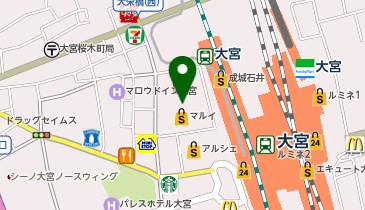 鎌倉パスタ マルイ大宮店の地図画像